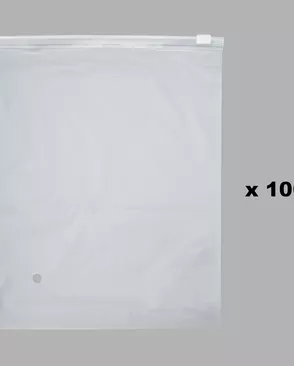 Упаковочные пакеты Zip Lock с бегунком 20х25см, 65 микрон, 100шт/упак арт. АРС-65294-1-АРС0001314337