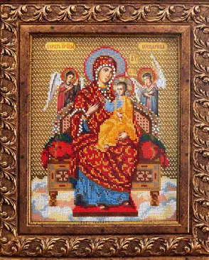 В172 Набор для вышивания бисером 'Кроше' 'Богородица Всецарица', 21x26см арт. АРС-50439-1-АРС0000840425