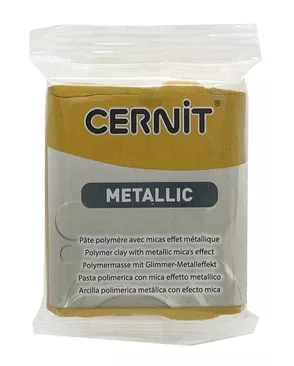 CE0870056 Пластика полимерная запекаемая 'Cernit METALLIC' 56 гр. (055 античное золото) арт. АРС-9643-1-АРС0001169387