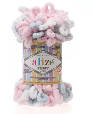 Пряжа Alize 'Puffy Color' 100г 9м (100% микрополиэстер) (5864 секционный) арт. АРС-43807-1-АРС0001146429