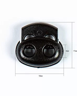 Зажим пластмассовый пластмасса 100шт арт. ПРС-1014-2-ПРС0002518