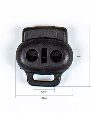Зажим пластмассовый пластмасса 100шт арт. ПРС-1053-2-ПРС0002697