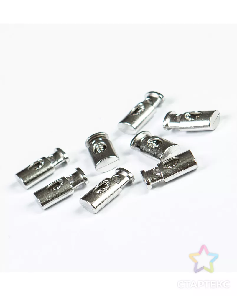 Зажим металлический металл 50шт арт. ФМ-31-1-46983 - рис. 2