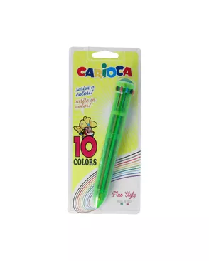 "Carioca" Ручка шариковая автоматическая 10 в 1 1 мм 10 цв. арт. ГММ-109266-1-ГММ055543158432