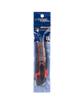 "Expert Complete" Нож канцелярский с метал. держ., эргоном. вставка 9 мм х 80 мм EC240706 24 шт. арт. ГММ-112563-1-ГММ090857575184