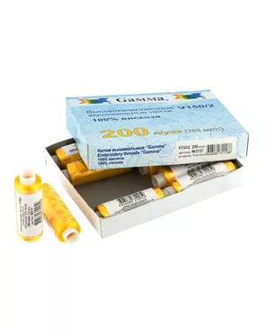 Нитки для вышивания V150/2 100% вискоза 10x200я 183м арт. ГММ-1549-11-ГММ0010555