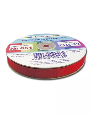 Лента репсовая GR-12 ш.1,2см 45.5м арт. ГММ-3099-41-ГММ0008242