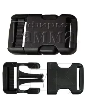 Пряжка-замок пластик SB06 ш.2,5см (100шт) арт. ГММ-7209-1-ГММ0074688