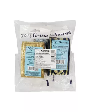 Тесьма жаккард набор ш.5 см TRJA 3х3м арт. ГММ-9874-1-ГММ0002556