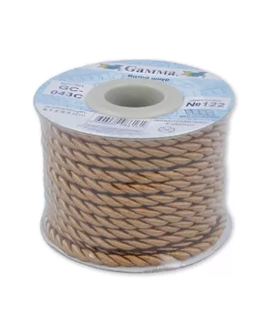 Шнур витой GC-043C д.0,4см (9,1м) арт. ГММ-13937-11-ГММ0012107