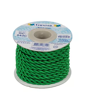 Шнур витой GC-043C д.0,4см (9,1м) арт. ГММ-13937-15-ГММ0007817
