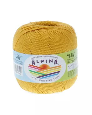 Пряжа ALPINA "LILY" 100% мерсеризованный хлопок 10 х 50 г 175 м ± 5 м арт. ГММ-101431-13-ГММ019237199092