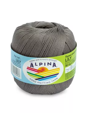 Пряжа ALPINA "LILY" 100% мерсеризованный хлопок 10 х 50 г 175 м ± 5 м арт. ГММ-101431-38-ГММ068662460924
