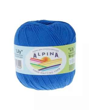 Пряжа ALPINA "LILY" 100% мерсеризованный хлопок 10 х 50 г 175 м ± 5 м арт. ГММ-101431-41-ГММ000855275762