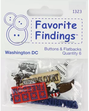 Набор декоративных элементов Favorite Findings "Вашингтон" арт. ГЕЛ-24950-1-ГЕЛ0063377