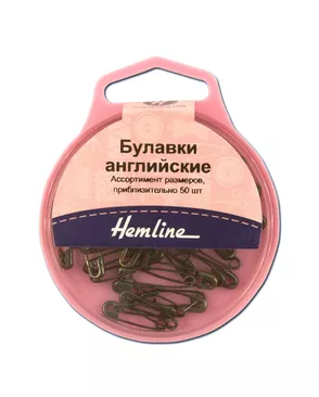 Булавки английские безопасные, ассорти 19+23 мм арт. ГЕЛ-11109-1-ГЕЛ0156780