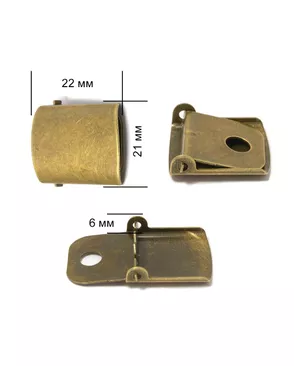 Застежка для бейсболки ТВ.JX8021 арт. МГ-79050-1-МГ0366753