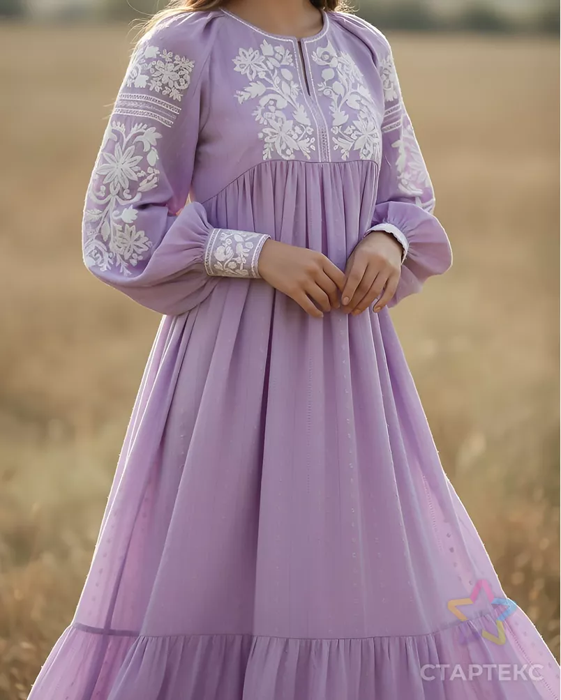 Батист мережка жаккард арт. БО-9-8-21561.008 - рис. 2