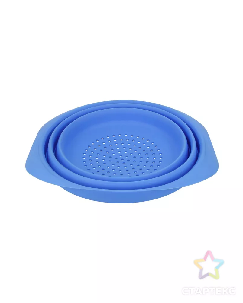 Силиконовый дуршлаг "Pan-Cake" SPC-0008 27.5x23.5x14 см арт. ГММ-2498-1-ГММ0064342 - рис. 2